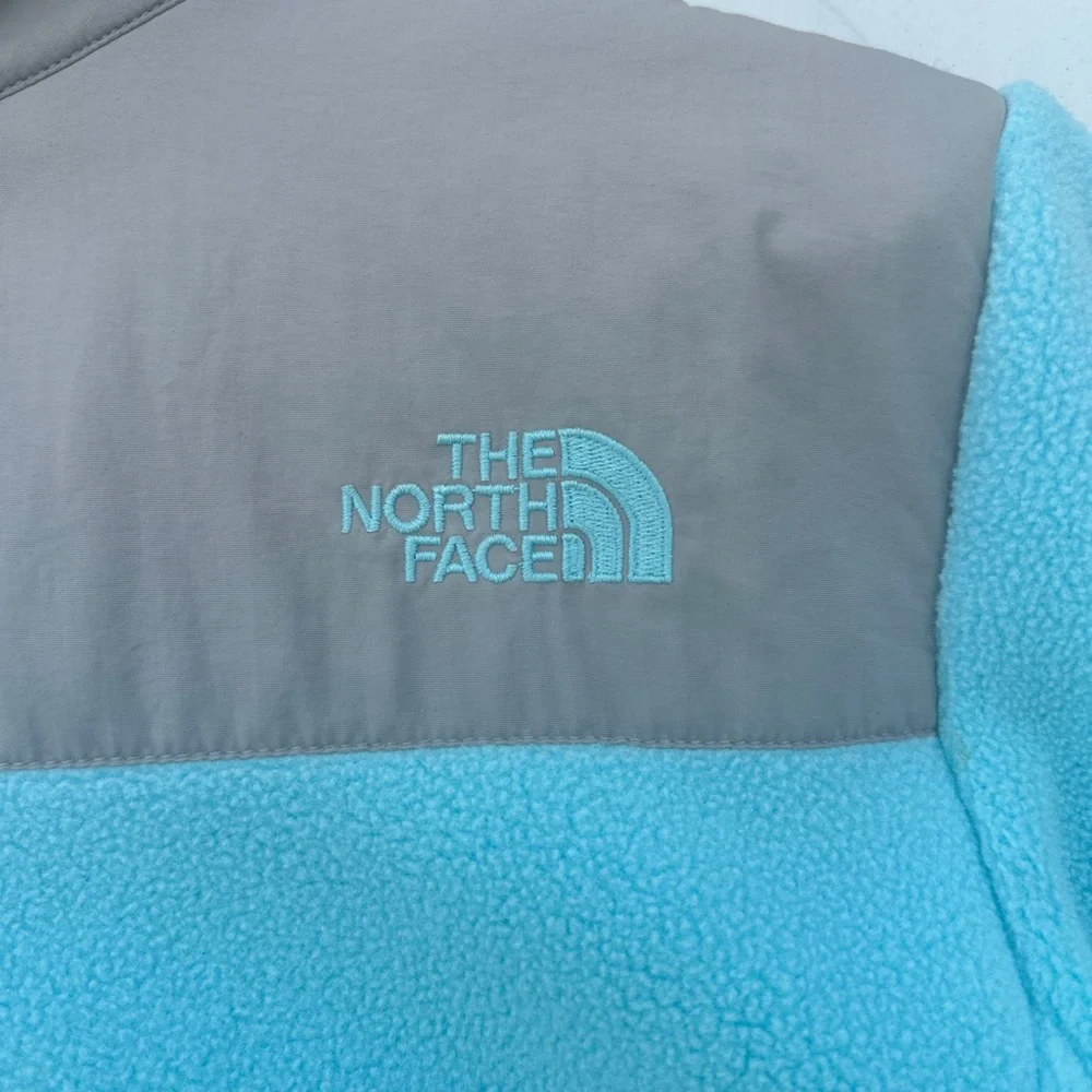 The North Face Kids Fleece Jacket - Blue and Gray - Picture 3 of 5